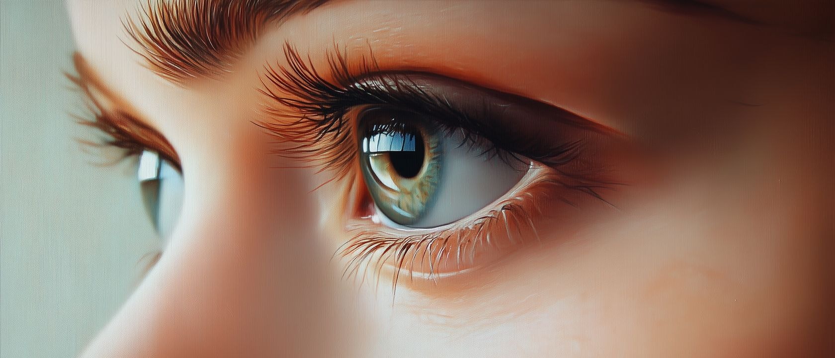 Крупный план глаза Этот образ символизирует внутренний мир человека, его переживания и эмоции, скрытые за внешними проявлениями.